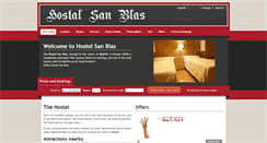 Desktop Screenshot of hostalsanblasmadrid.com
