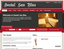 Tablet Screenshot of hostalsanblasmadrid.com